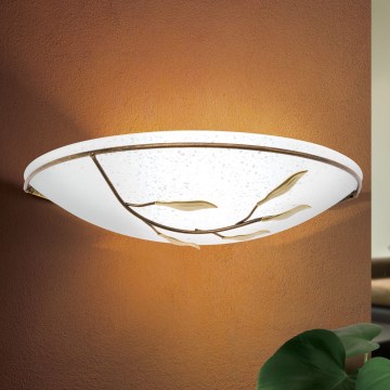 Wandleuchte LUCA 1xE27/60W/230V bronzen/Patina