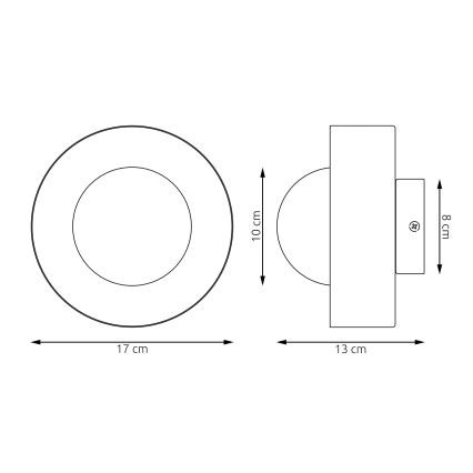 Wandleuchte LULU 1xG9/8W/230V orange