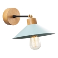 Wandleuchte MANAVGAT 1xE27/40W/230V braun/blau