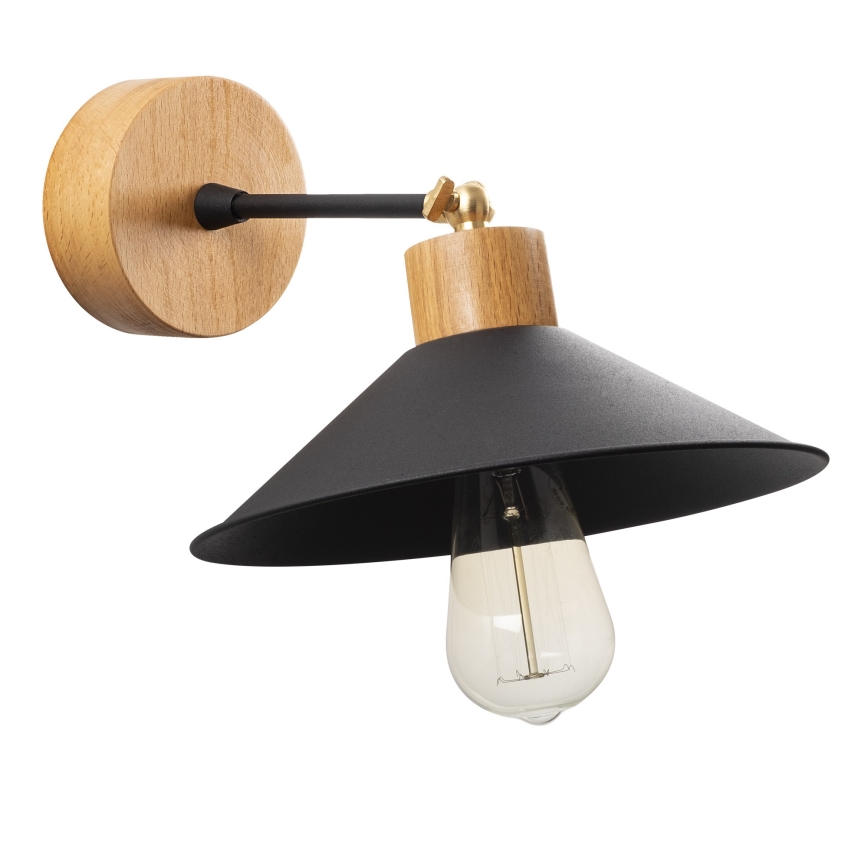 Wandleuchte MANAVGAT 1xE27/40W/230V braun/schwarz