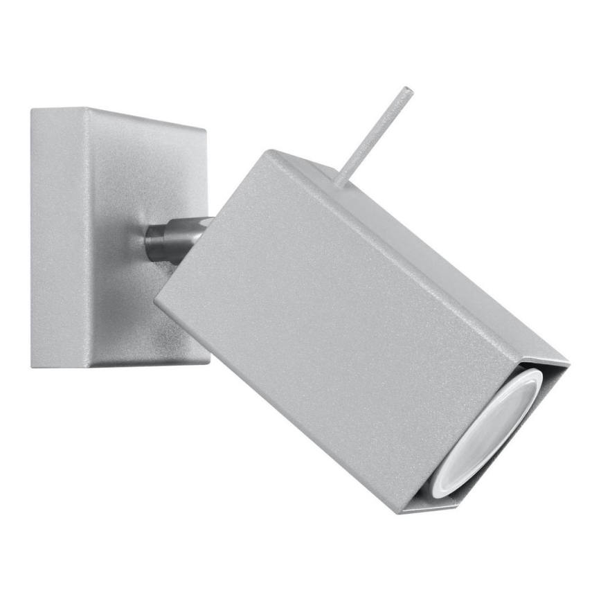 Wandleuchte MERIDA 1xGU10/40W/230V grau
