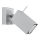 Wandleuchte MERIDA 1xGU10/40W/230V grau