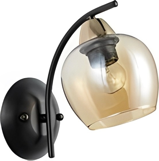 Wandleuchte MERRA 1xE27/40W/230V schwarz/beige