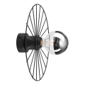 Wandleuchte MONTANA 1xE27/15W/230V d 30 cm schwarz
