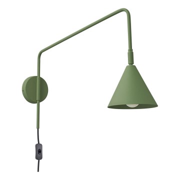 Wandleuchte NOX 1xE14/10W/230V grün