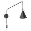 Wandleuchte NOX 1xE14/10W/230V schwarz