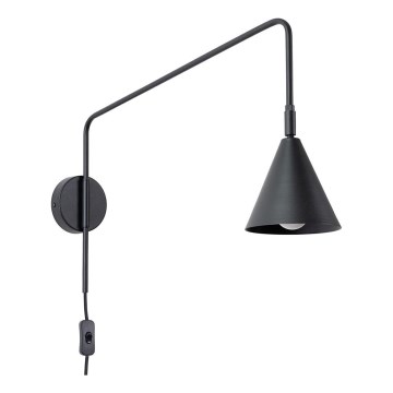 Wandleuchte NOX 1xE14/10W/230V schwarz