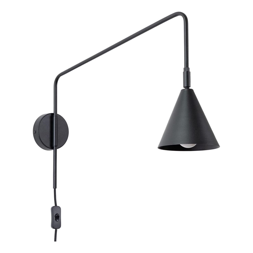 Wandleuchte NOX 1xE14/10W/230V schwarz