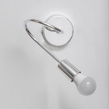 Wandleuchte OXFORD 1xE27/15W/230V, glänzender Chrom