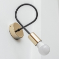 Wandleuchte OXFORD 1xE27/15W/230V gold/schwarz