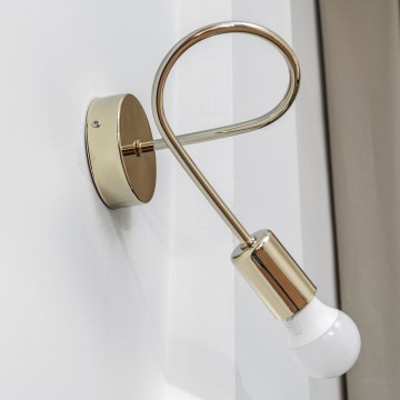 Wandleuchte OXFORD 1xE27/15W/230V goldfarben