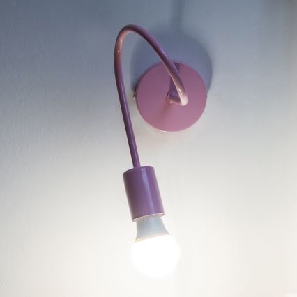 Wandleuchte OXFORD 1xE27/15W/230V rosa