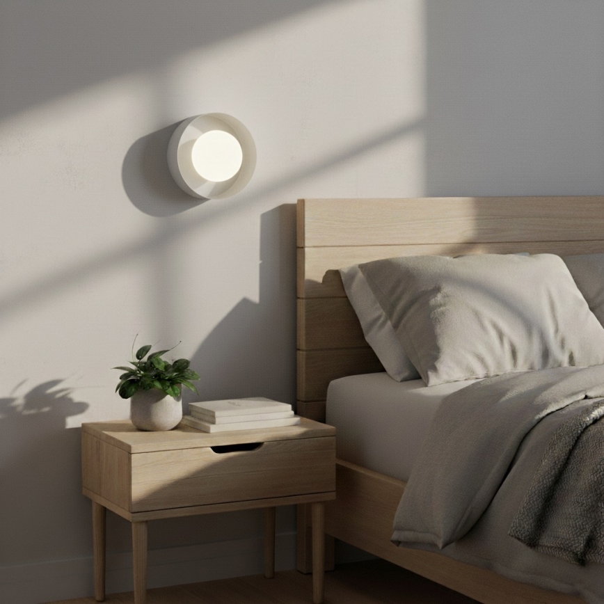 Wandleuchte OZZY 1xG9/8W/230V weiß