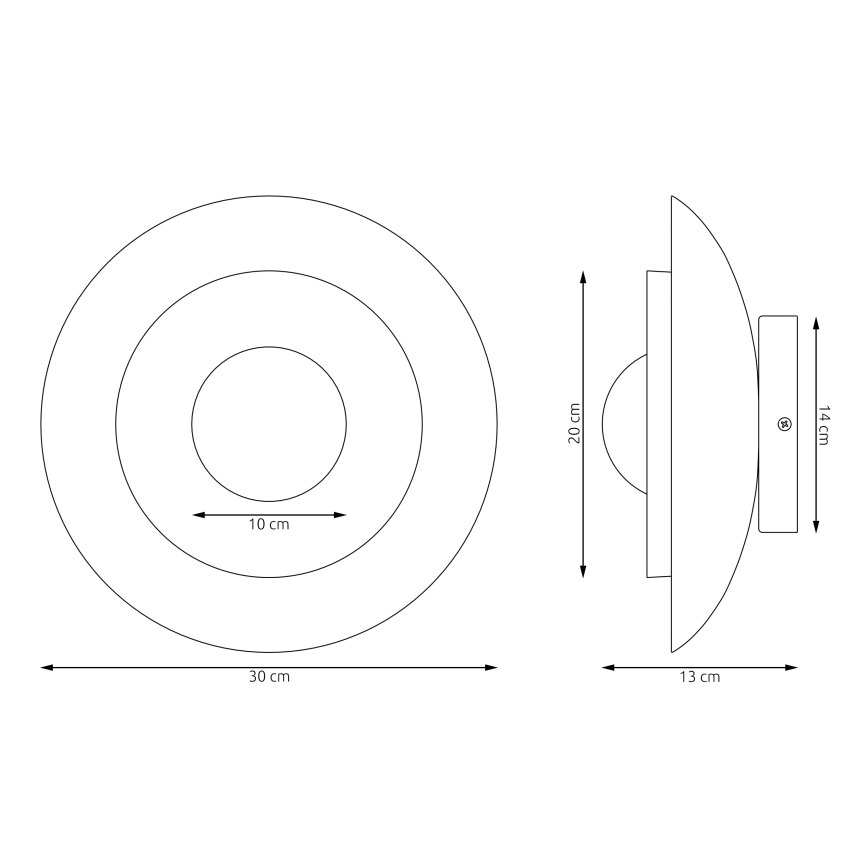 Wandleuchte POPPI 1xG9/8W/230V beige/weiß