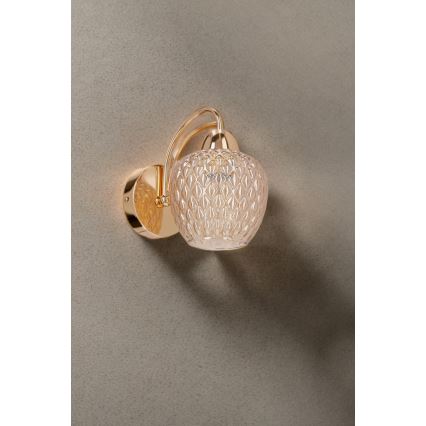 Wandleuchte TOBIAS 1xE27/40W/230V Roségold