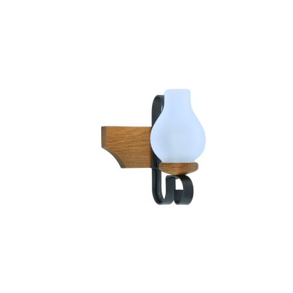 Wandleuchte VELA 1xE14/40W/230V Buche