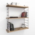 Wandregal ARMONI 85x72 cm beige/braun