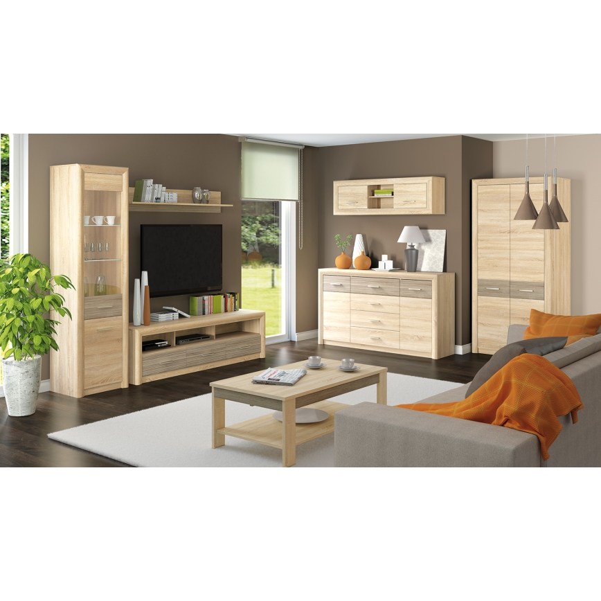 Wandregal ARNIKA 24x92 cm Sonoma-Eiche