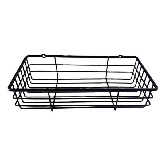 Wandregal für die Dusche 12x25 cm schwarz