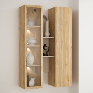 Wandregal INAR Eiche/Beige