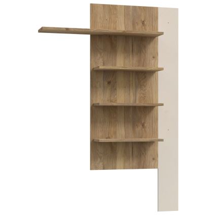 Wandregal MORO Eiche/Beige