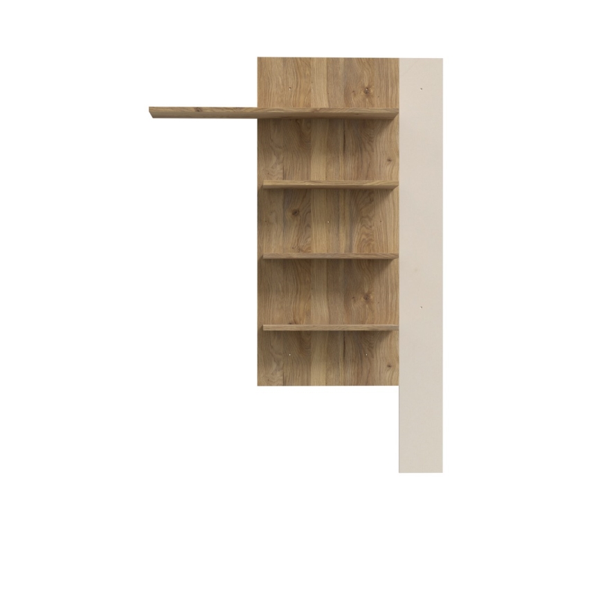 Wandregal MORO Eiche/Beige
