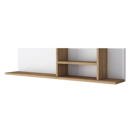 Wandregal RANI 120x25 cm Beige/Weiß