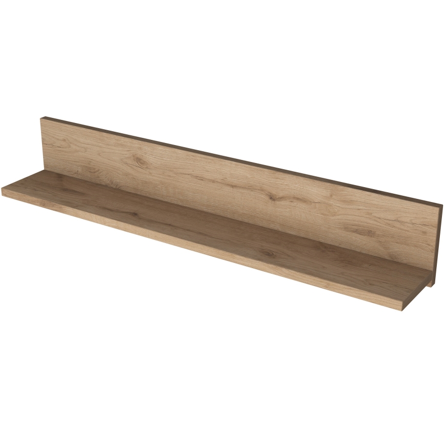 Wandregal RANI 90x15 cm braun