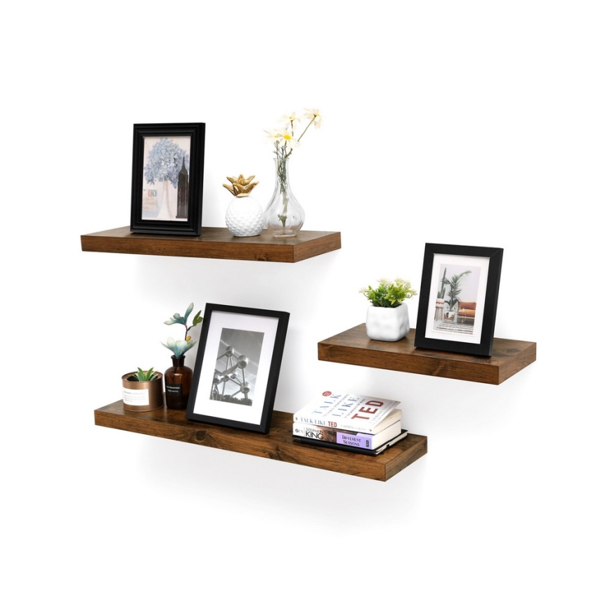 Wandregal SHELFY, braun