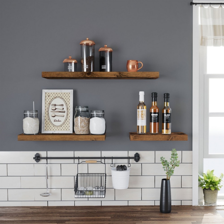 Wandregal SHELFY, braun