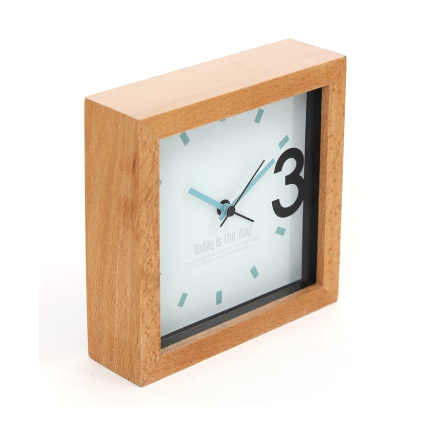 Wanduhr 1xAA Holz