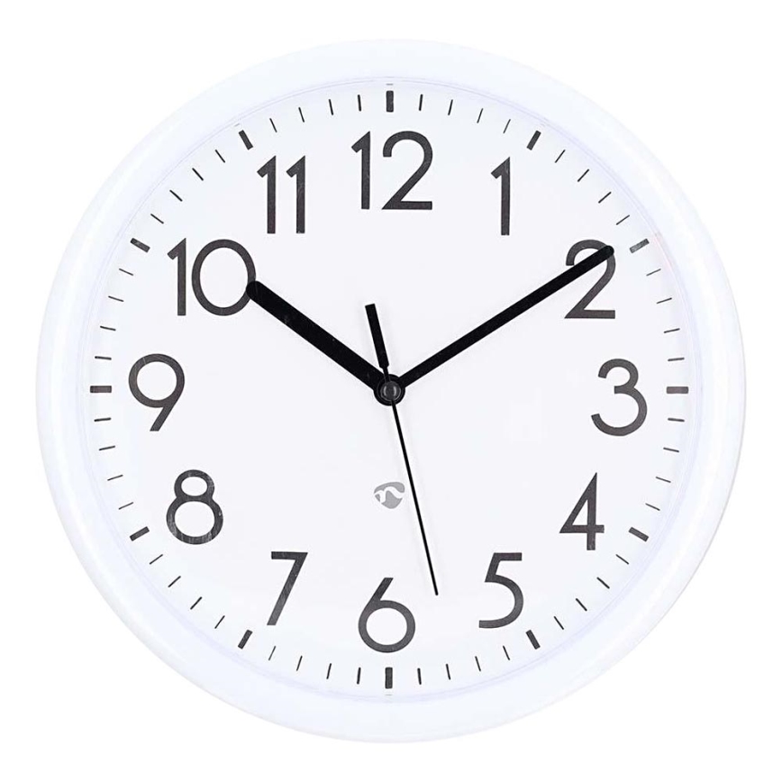 Wanduhr Ø 22 cm 1xAA weiß
