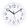 Wanduhr Ø 22 cm 1xAA weiß