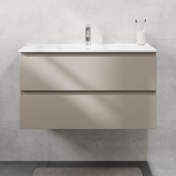 Waschtischunterschrank HENRY mit Waschbecken, 91 cm, Marrakesch