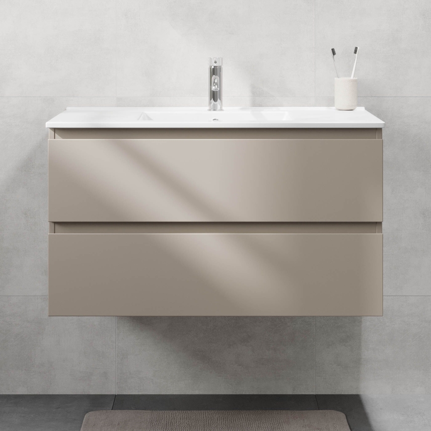 Waschtischunterschrank HENRY mit Waschbecken, 91 cm, Marrakesch