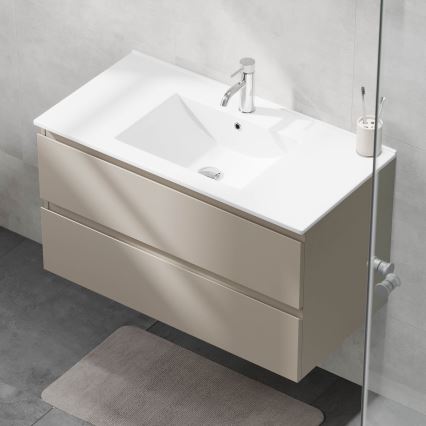 Waschtischunterschrank HENRY mit Waschbecken, 91 cm, Marrakesch