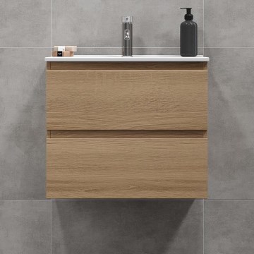 Waschtischunterschrank KENWOOD mit Waschbecken, 61 cm, weiß