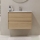 Waschtischunterschrank LYKE mit Waschtisch, 80 cm, Eiche