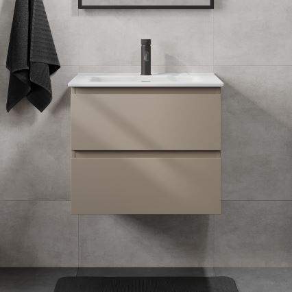 Waschtischunterschrank mit Waschbecken CONOR 61 cm Marakesh/Weiß
