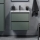 Waschtischunterschrank mit Waschbecken LYKE 60 cm, grün