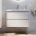 Waschtischunterschrank mit Waschbecken LYKE, 80 cm, weiß