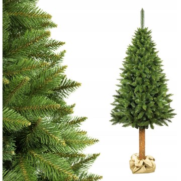 Weihnachtsbaum mit Stamm, 220 cm, Fichte
