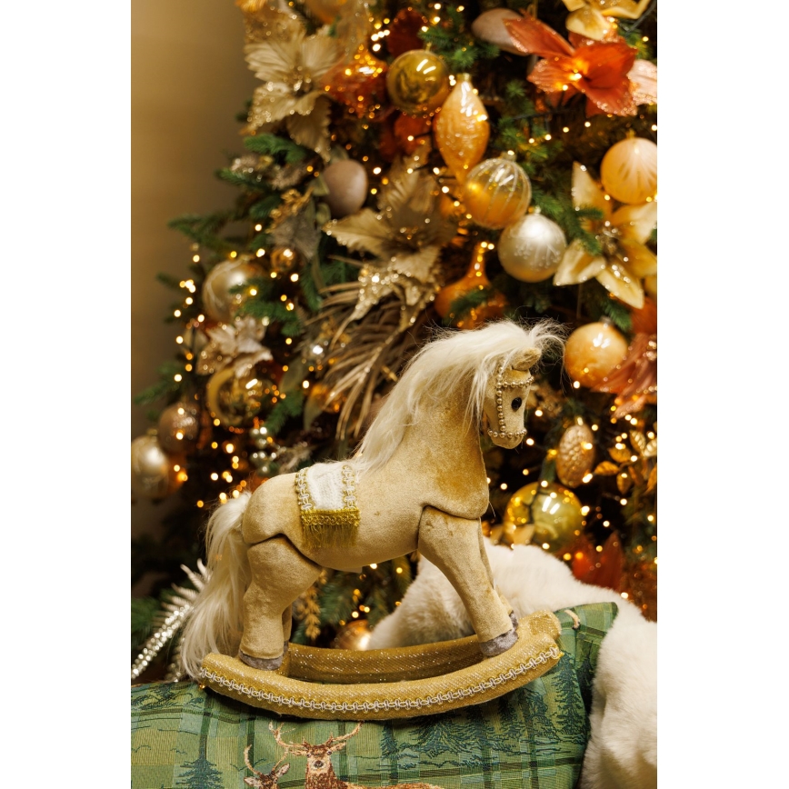 Weihnachtsdekoration 31 cm Schaukelpferd
