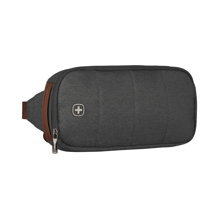 Wenger - Rucksack für 15 l 16 Laptop mit Fach für 12 Tablet + City Upgrade 2in1 Crossbody-Tasche grau