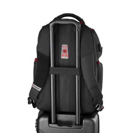Wenger - Laptop-Rucksack 29 l 17,3'' mit Tablet-Tasche 12" Player One schwarz