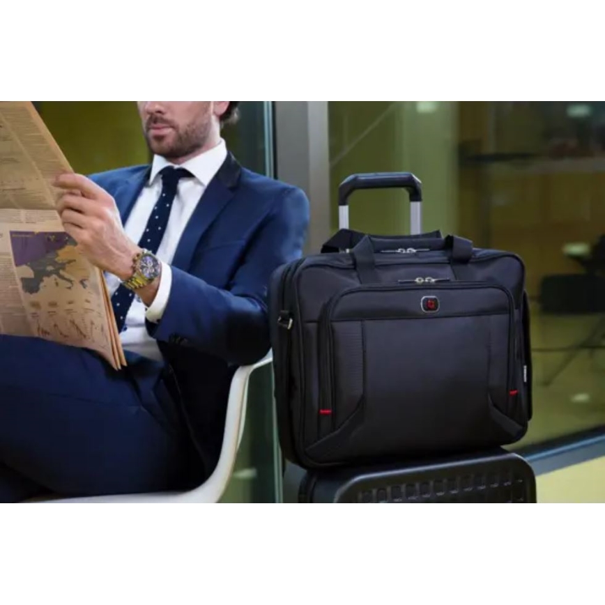 Wenger - Laptoptasche 15 l 16 mit Tablet-Tasche 10 Prospectus schwarz
