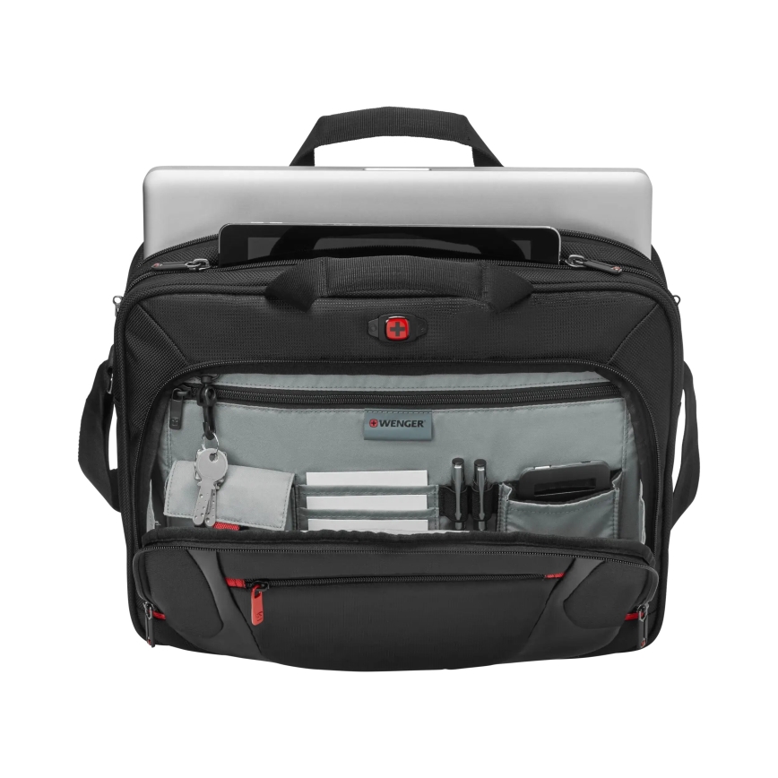 Wenger - Laptoptasche 9 l 16 mit Tablet-Tasche 10 Sensor schwarz