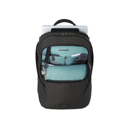 Wenger - Rucksack für Notebook 21 l 16 mit Tasche für Tablet 10 MX Light Schwarz