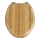 WENKO 144726100 - WC-Sitz BAMBOO 34 x 41 cm braun/silber