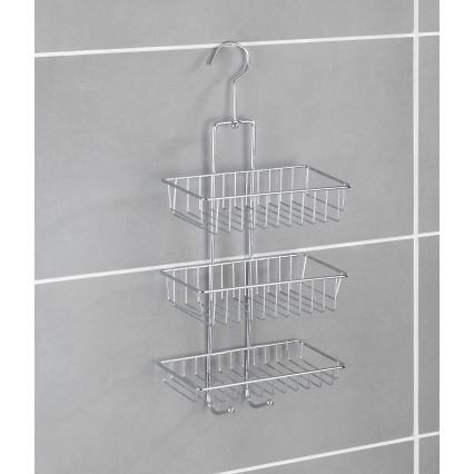 WENKO 15888100 - Wandablage NIVALA 22x50 cm, glänzender Chrom